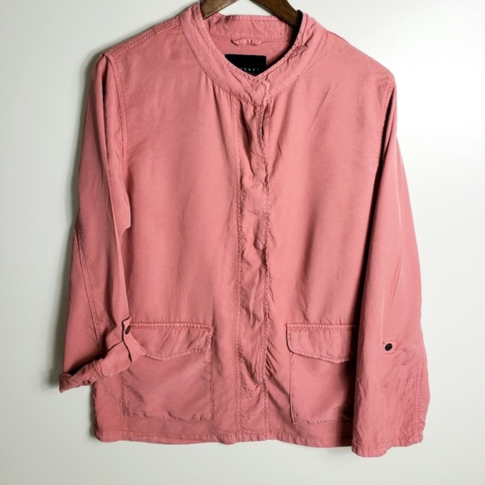 Sanctuary 2 Pocket Roll Jacket Dusty Rose